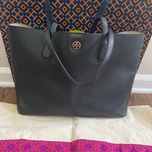 Tory burch perry tote, black